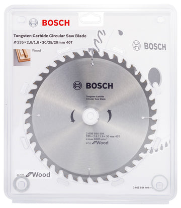 Bosch Circular Saw Blade Eco for wood 235 x 30 x 2,8/1,8 mm, 40 - 0