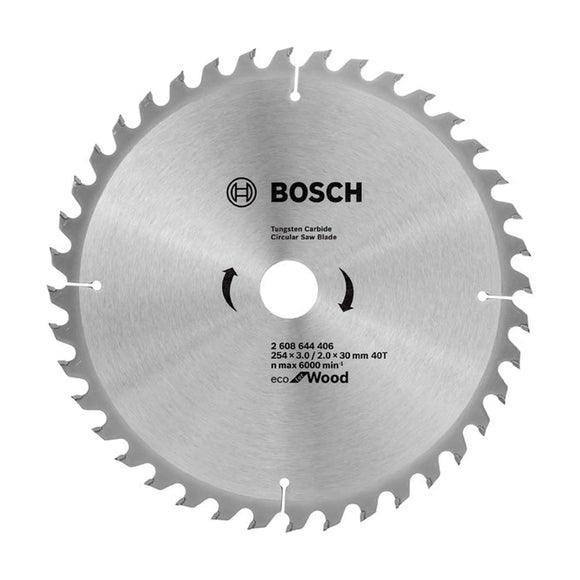 Bosch Circular Saw Blade Eco for wood 254 x 30 x 3,0/2,0 mm, 40 - image 01