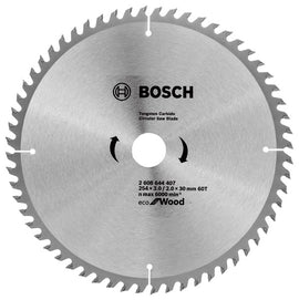 Bosch Circular Saw Blade Eco for wood 254 x 30 x 3,0/2,0 mm, 60