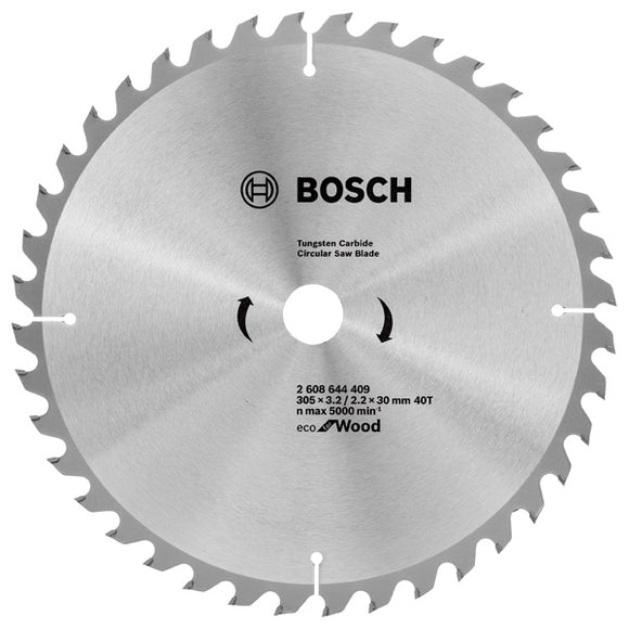 Bosch Circular Saw Blade Eco for wood 305 x 30 x 3,2/2,2 mm, 40