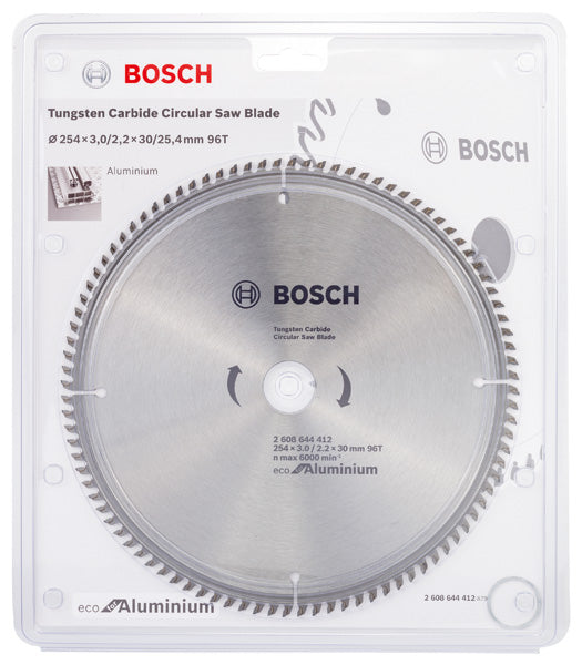 Bosch Circular Saw Blade Eco for Aluminium 254 x 30 x 3,0/2,2 mm, 96