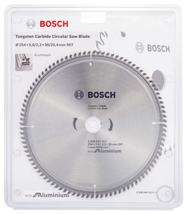 Bosch Circular Saw Blade Eco for Aluminium 254 x 30 x 3,0/2,2 mm, 96 - 0