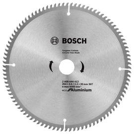 Bosch Circular Saw Blade Eco for Aluminium 254 x 30 x 3,0/2,2 mm, 96