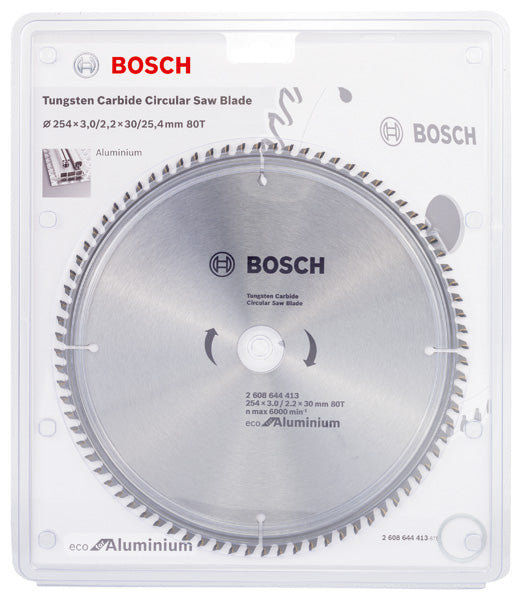Bosch Circular Saw Blade Eco for Aluminium 254 x 30 x 3,0/2,2 mm, 80