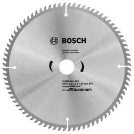 Bosch Circular Saw Blade Eco for Aluminium 254 x 30 x 3,0/2,2 mm, 80