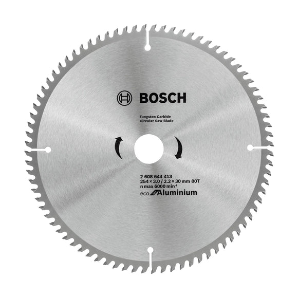 Bosch Circular Saw Blade Eco for Aluminium 254 x 30 x 3,0/2,2 mm, 80 - image 01