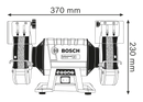 Bosch Bench Grinder GBG 60-20-5