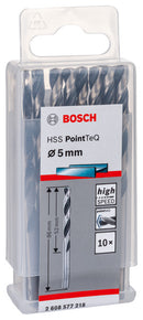 HSS Twist Drill Bit PointTeQ 5.0mm ,10 pc-2