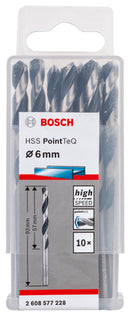 HSS Twist Drill Bit PointTeQ  6,0 mm, 10 pc-2