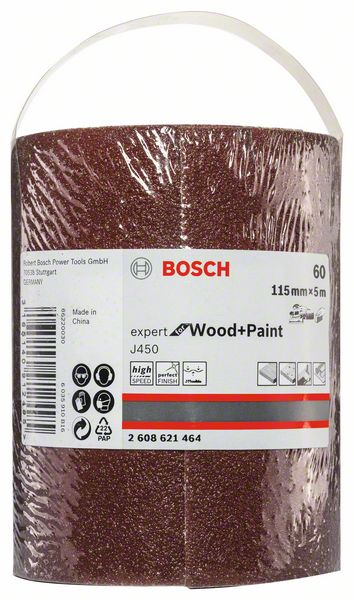 J450 Expert for Wood and Paint, 115mm X 5m, G60
