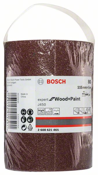 J450 Expert for Wood and Paint, 115mm X 5m, G80