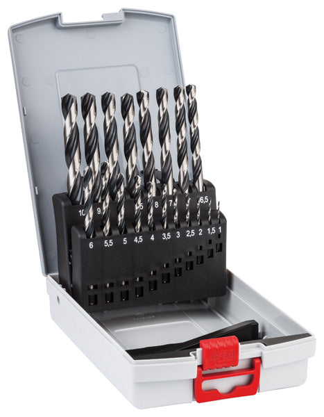 HSS Twist Drill Bit PointTeQ 19pcs ProBox 1 - 10 mm, 19 pc