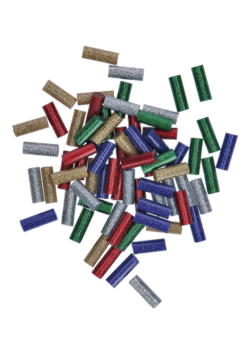 Bosch Gluey Sticks, Glitter Mix 5 x 14 Sticks (5 different colours)