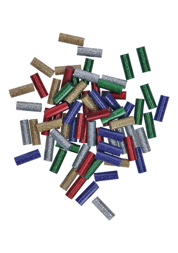 Bosch Gluey Sticks, Glitter Mix 5 x 14 Sticks (5 different colours)