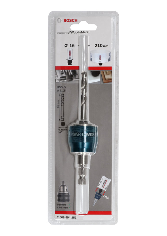 Power Change Plus HEX 8,7mm, pilot drill bit HSS-G 7,15 x 85 mm