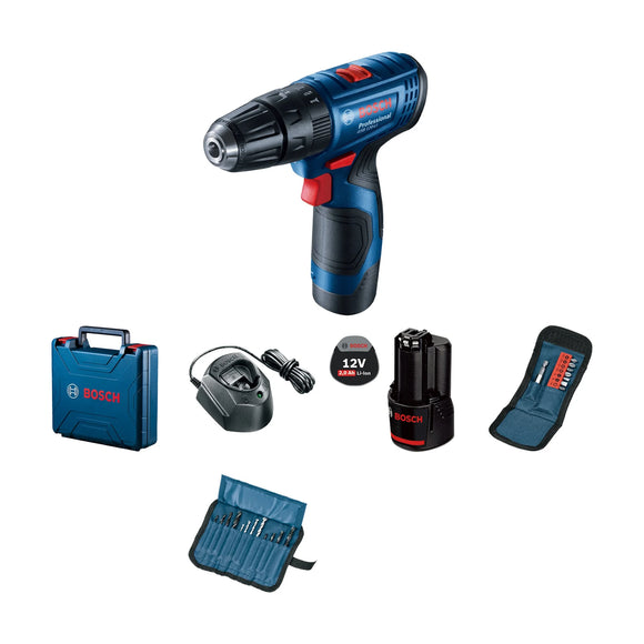 Bosch Cordless Impact Drill GSB 120-LI + 23 pc acc - image 03