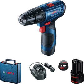 Bosch Cordless Impact Drill GSB 120-LI + 23 pc acc - 0