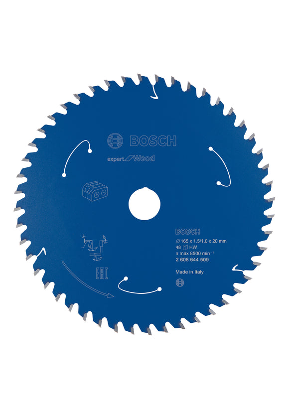 Expert for Wood Circular Saw Blade for Cordless Saws 165x1.5/1x20 T48