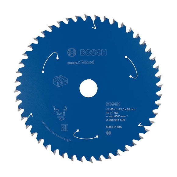 Expert for Wood Circular Saw Blade for Cordless Saws 165x1.5/1x20 T48 - image 01