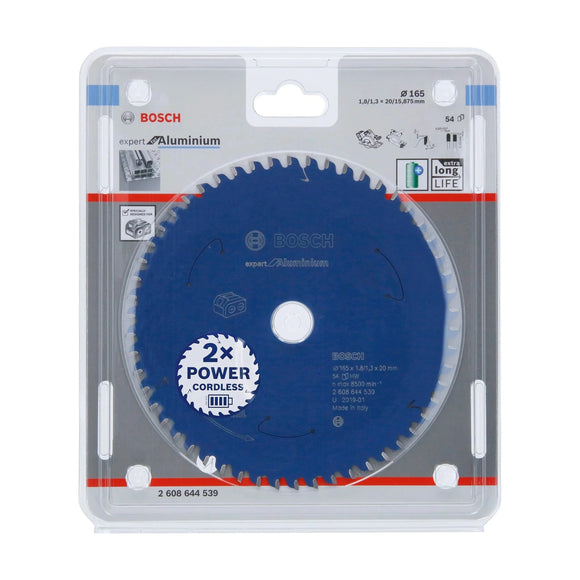 Expert for Aluminium Circular Saw Blade for Cordless Saws 165x1.8/1.3x20 T54 - image 04