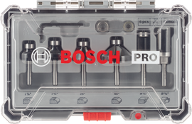 PRO Router Bit Trim and Edging Set, Shank 1/4?, 6 pcs - 0