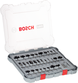 PRO Router Bit Mixed Set, Shank 1/4?, 30 pcs