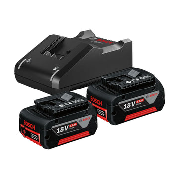 Bosch Charger & 2 Batteries StarterKit 18V 4.0Ah - image 01