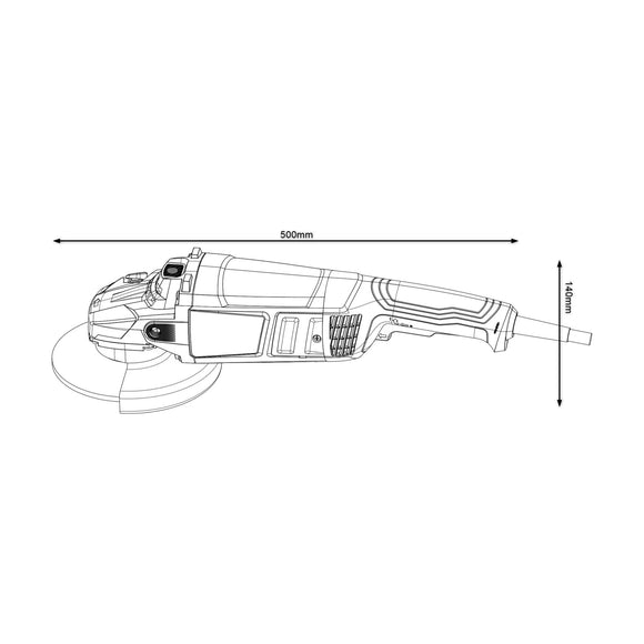 Bosch Large Angle Grinder GWS 2200-230 - image 05