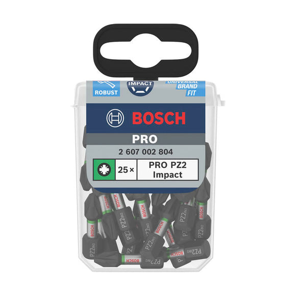 Bosch PRO Pozidriv Impact Bit, PZ2, 25 mm, Display, 10 x 25 pcs - image 02