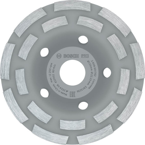 Bosch PRO Concrete Grinding Head, 50 x 125 mm, 22.23 mm