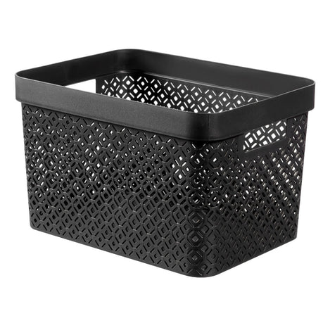 Curver By Keter Terrazzo Basket 17L Black