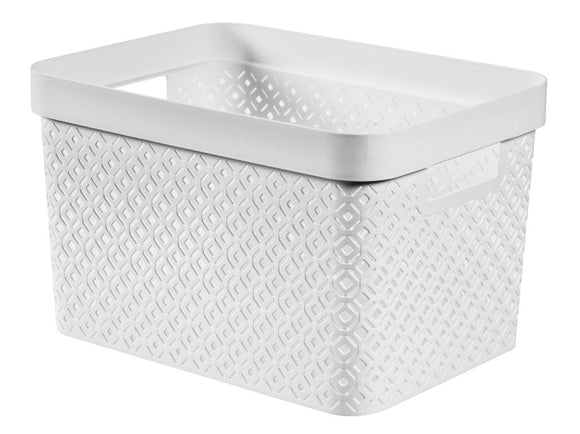 Curver By Keter Terrazzo Basket 17L White