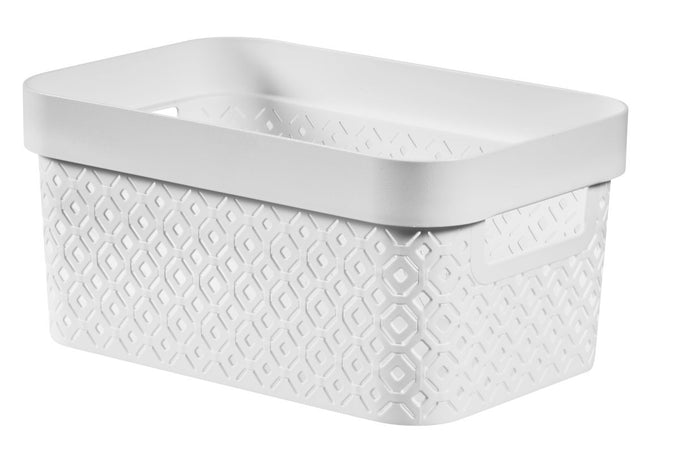 Curver By Keter Terrazzo Basket 4.5L White