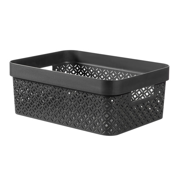 Curver By Keter Terrazzo Basket 11L Black
