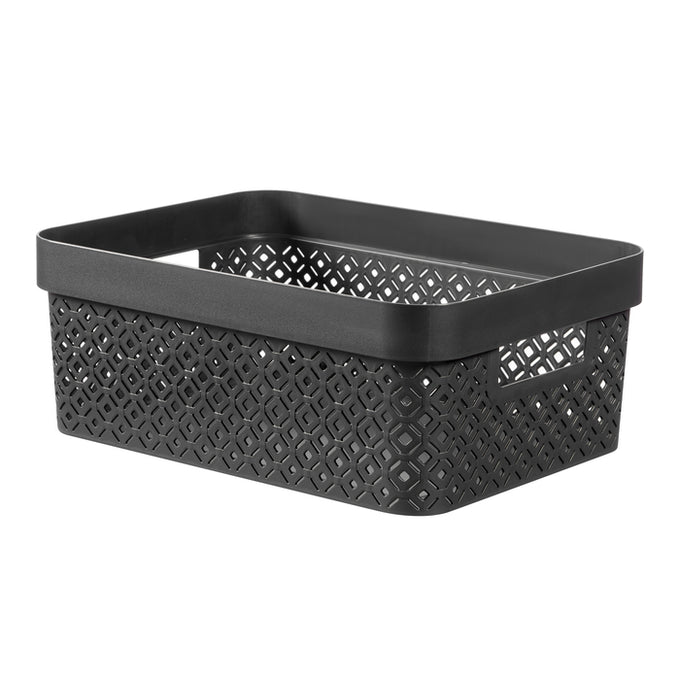 Curver By Keter Terrazzo Basket 11L Black