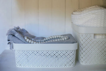 Curver By Keter Terrazzo Basket 11L White - 0