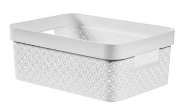 Curver By Keter Terrazzo Basket 11L White