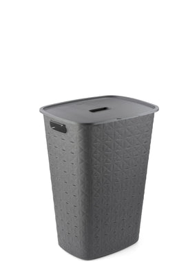 Curver Softex Hamper 56L Dark Grey in Bathroom