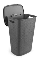 Curver Softex Hamper 56L Dark Grey in Bathroom