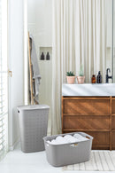 Curver Softex Hamper 56L Taupe in Bathroom