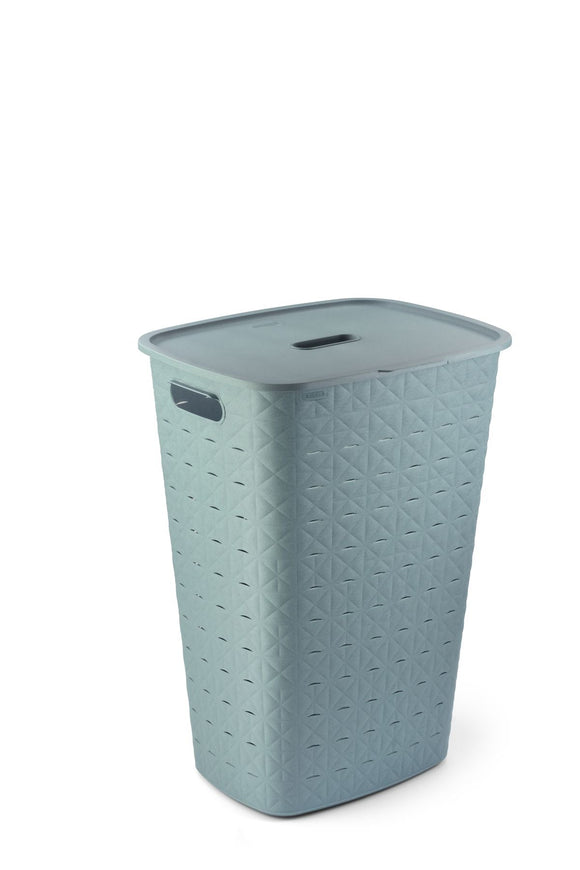 Curver Softex Hamper 56L Teal Blue in Bathroom
