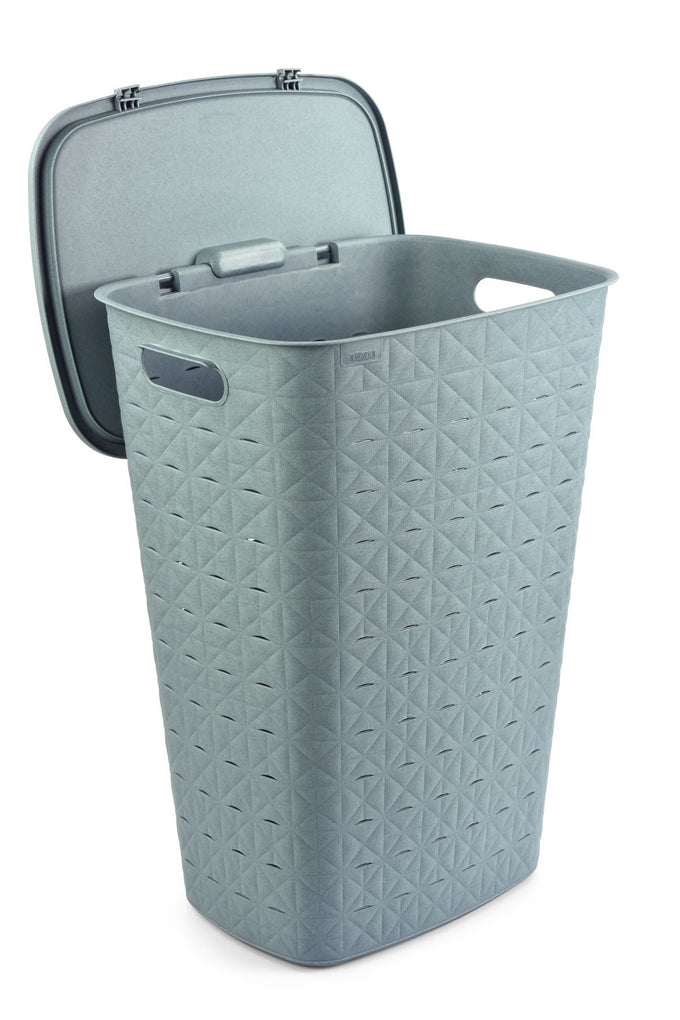Curver Softex Hamper 56L Teal Blue in Bathroom