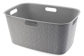 Curver Softex Laundry Basket 45L Taupe in Bathroom