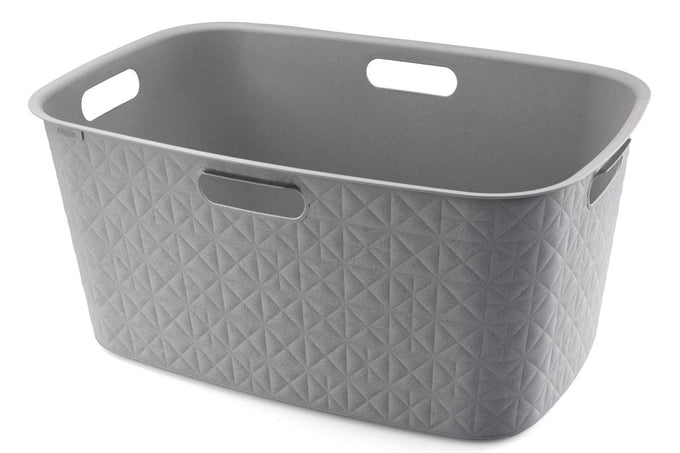 Curver Softex Laundry Basket 45L Taupe in Bathroom