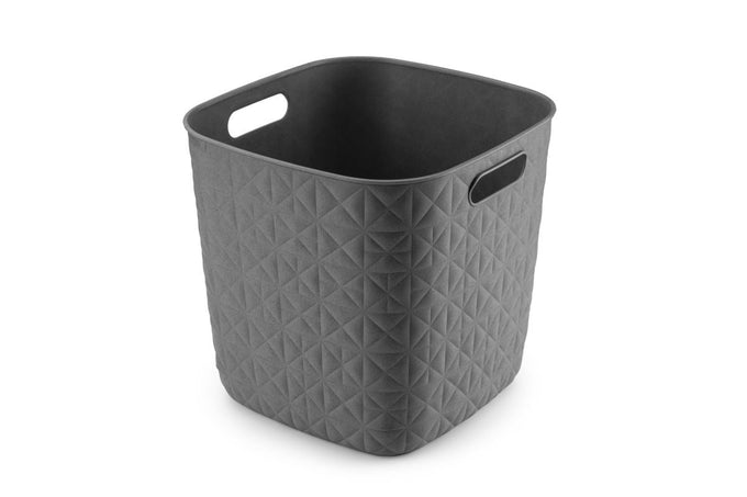 Curver Softex Basket Cube 15L Dark Grey in Home and Décor