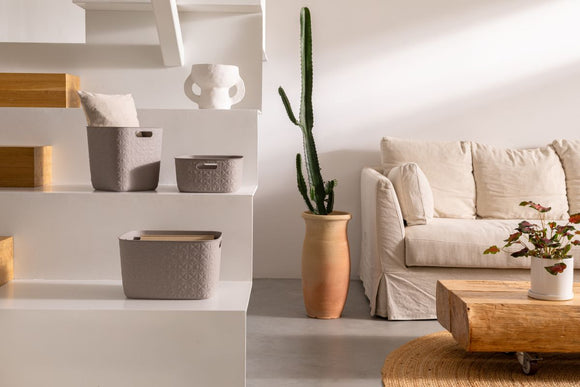 Curver Softex Basket M 12.5L Taupe in Home and Décor
