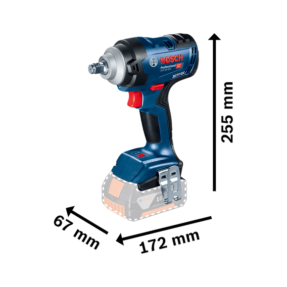 Bosch Cordless Combo GDS 18V-400 + GSB 18V-50 + 1x5.0 Ah + 1x2.0 Ah + GAL 18V-40, case