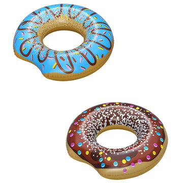 image of Bestway Donut Ring  Dia. 1.07m Choc Or Strawberry Assorted