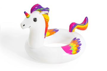 image of Bestway Fantasy Unicorn Swim Ring 119cm x 91cm Pool Float