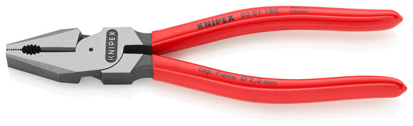 Image of a Knipex Plier Combination Hi-Leverage 180mm PVC